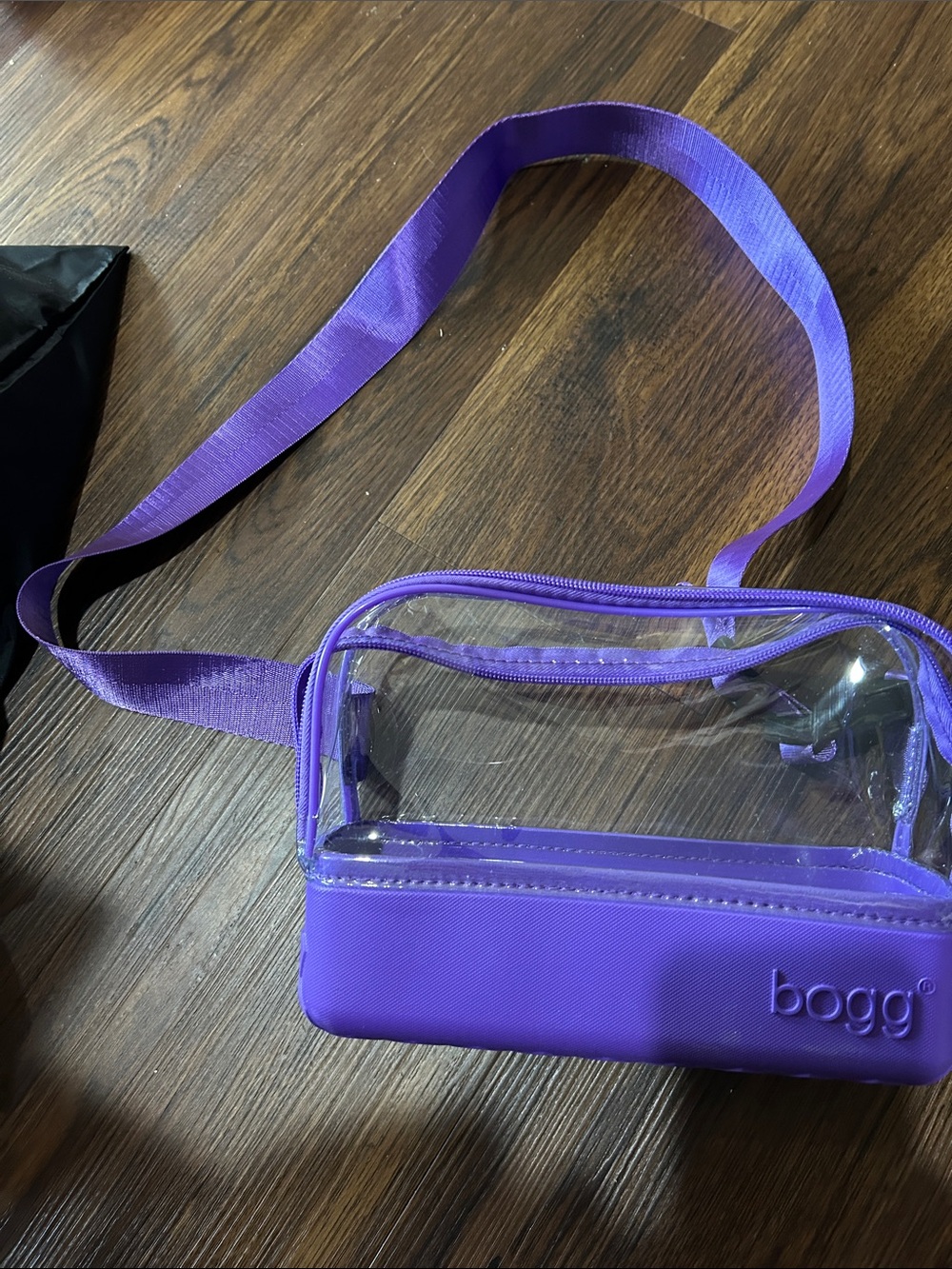 BOGG BAG Clear Crossbody Bag in Purple